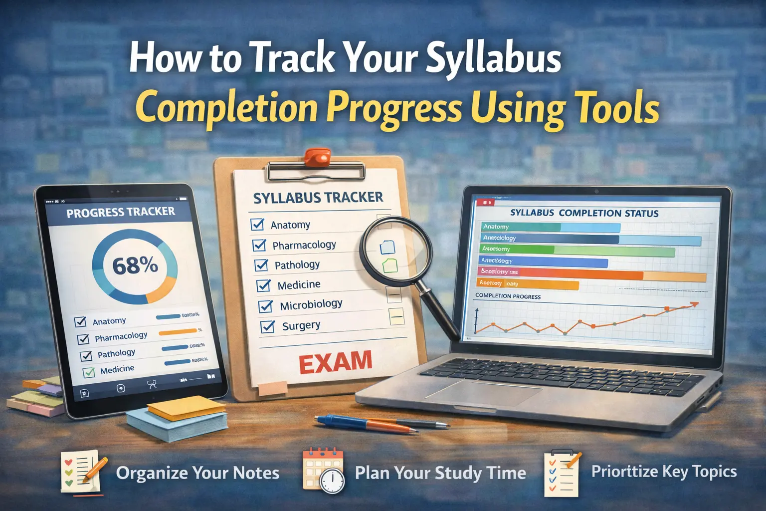 How to Track Your Syllabus Completion Progress Using Tools